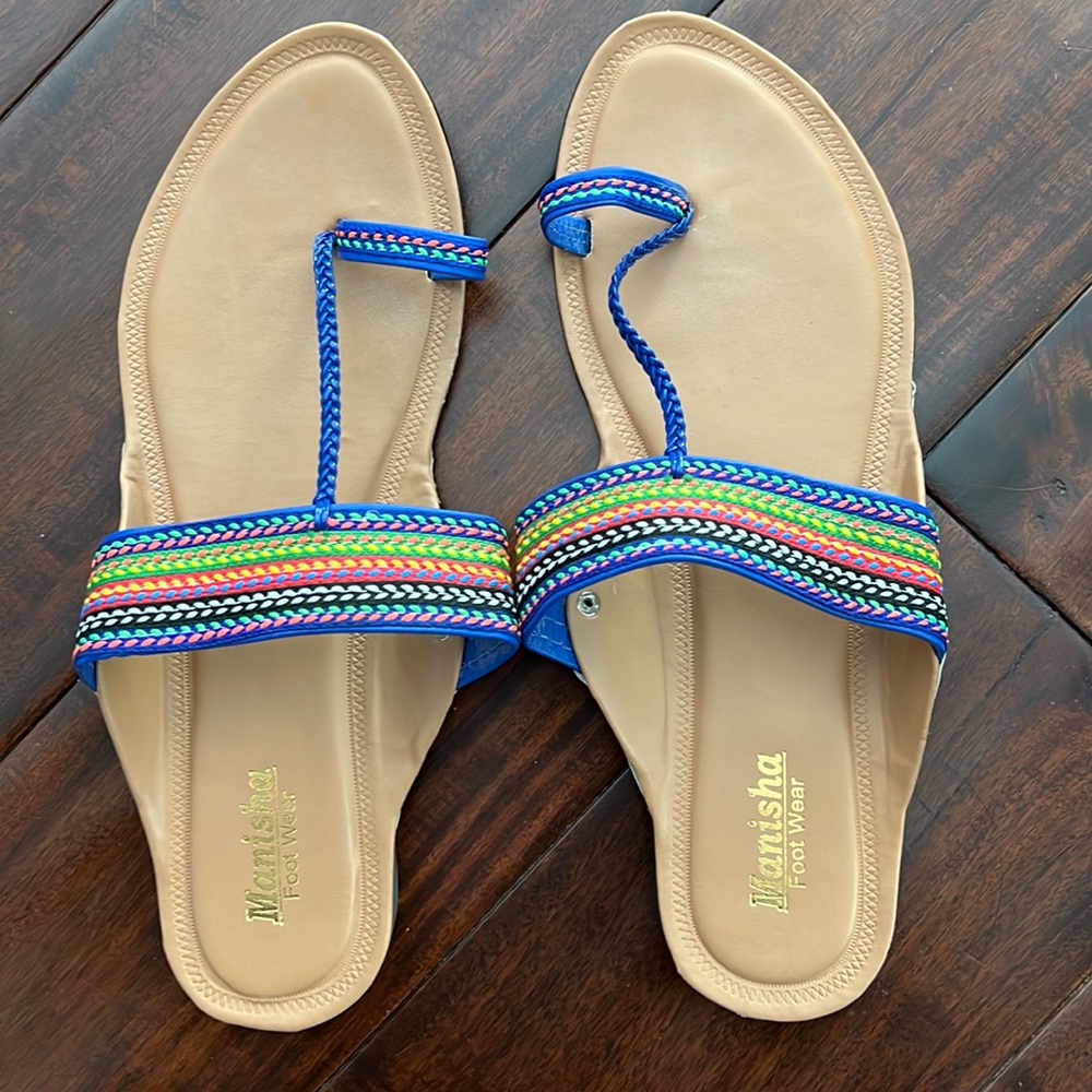 Indian embroidered sandals. Size EU41.